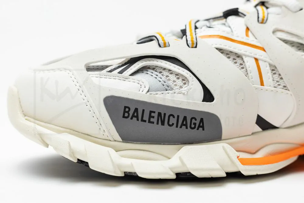 Ba*len*cia*ga track trainer "black grey orange" with led