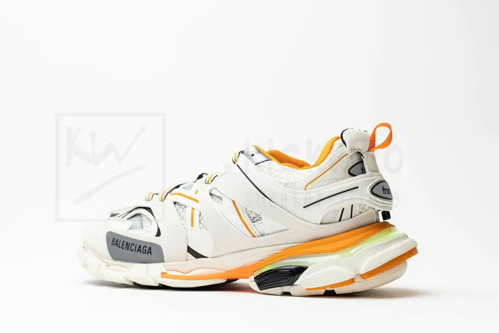 Ba*len*cia*ga track trainer "black grey orange" with led