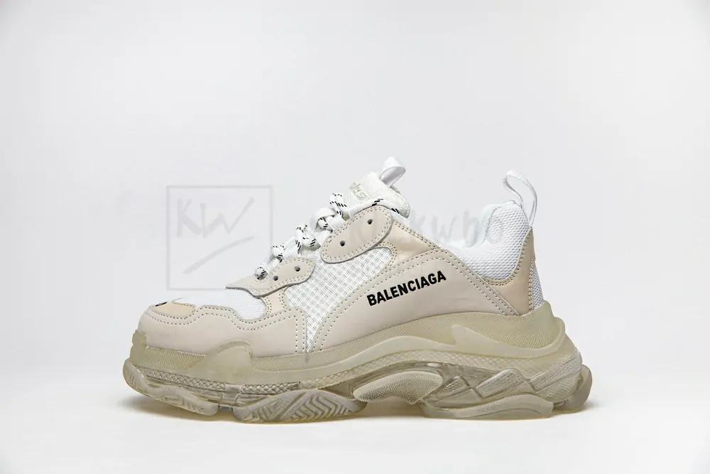 Ba*len*cia*ga triple s white godkiller 544351 w09e1 9000