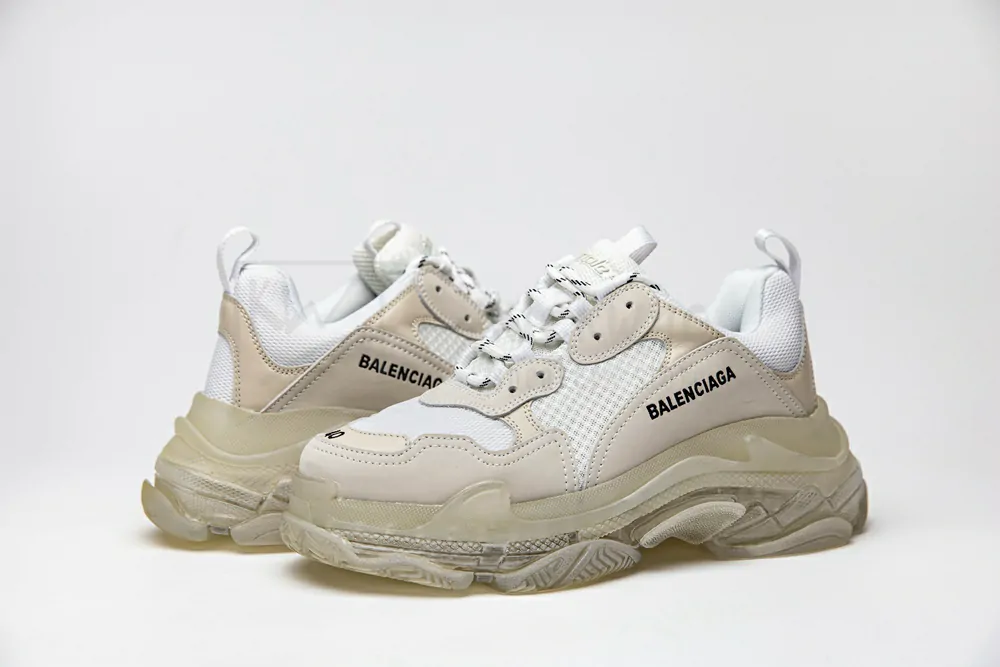 Ba*len*cia*ga triple s white godkiller 544351 w09e1 9000