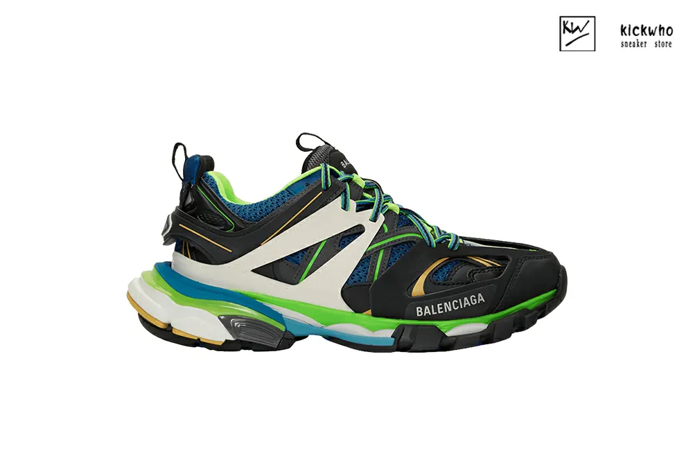 Ba*len*cia*ga sneaker tess.s.gomma maille black black green 542023 w1gb1 1097