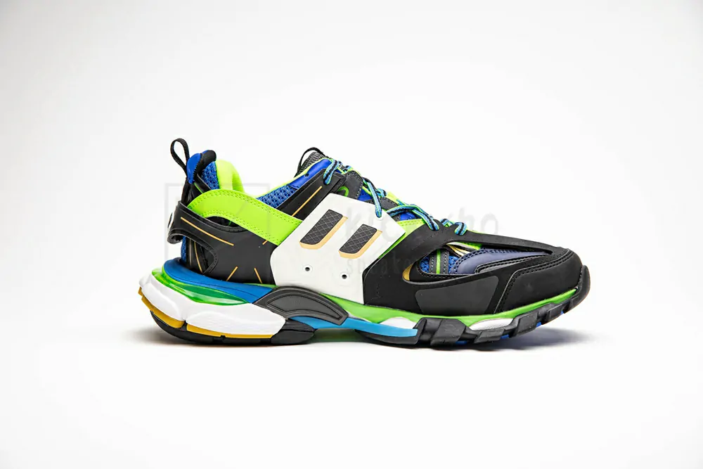 Ba*len*cia*ga sneaker tess.s.gomma maille black black green 542023 w1gb1 1097
