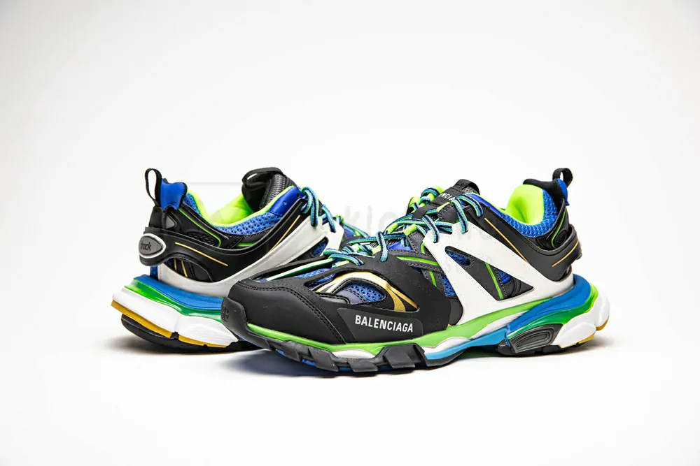 Ba*len*cia*ga sneaker tess.s.gomma maille black black green 542023 w1gb1 1097