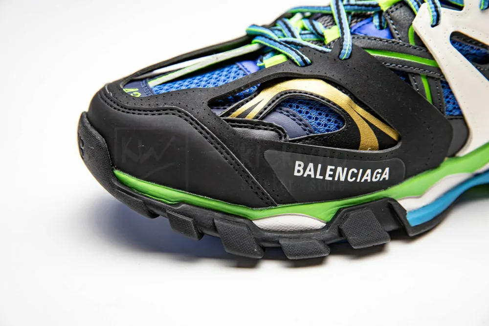 Ba*len*cia*ga sneaker tess.s.gomma maille black black green 542023 w1gb1 1097