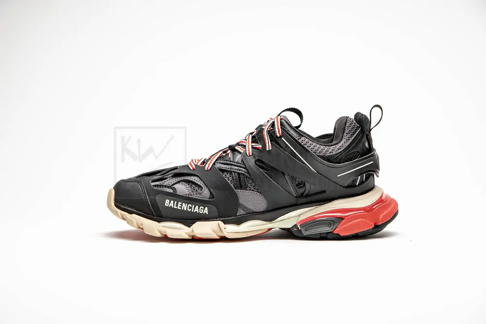 Ba*len*cia*ga sneaker tess.s.gomma maille black red 542023 w1gb6 1002