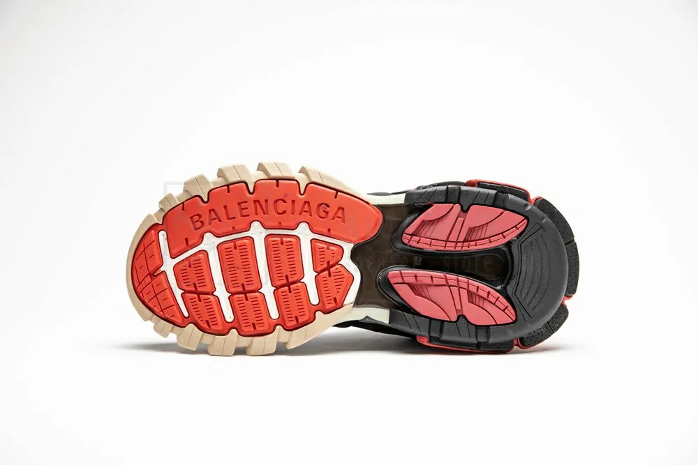 Ba*len*cia*ga sneaker tess.s.gomma maille black red 542023 w1gb6 1002