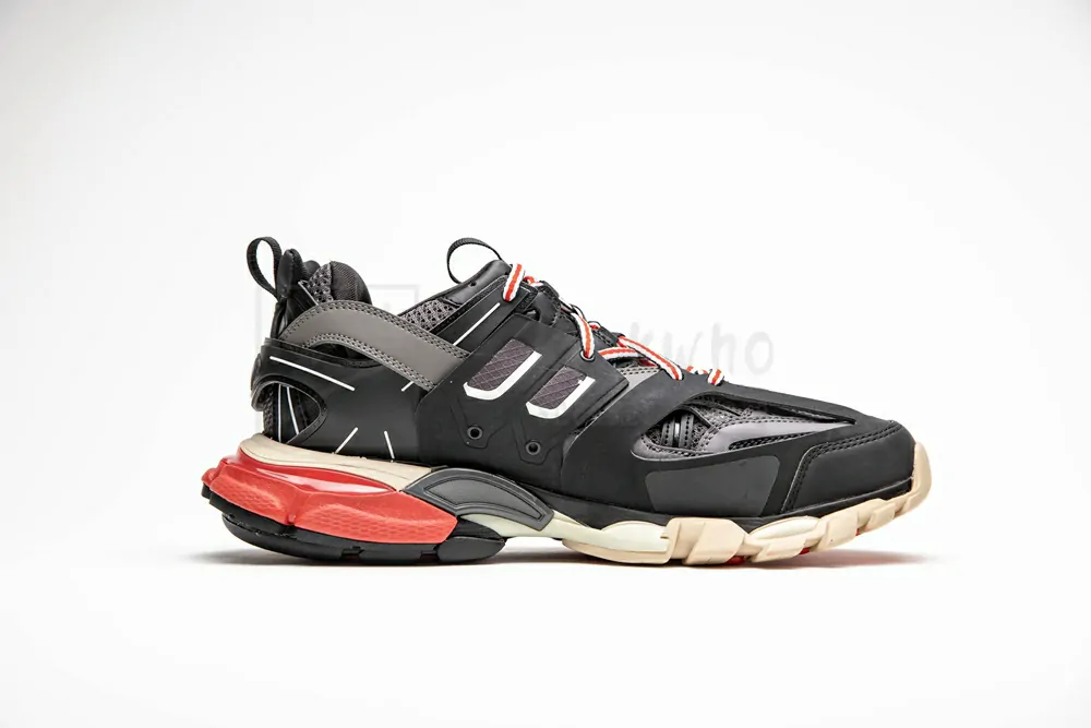 Ba*len*cia*ga sneaker tess.s.gomma maille black red 542023 w1gb6 1002