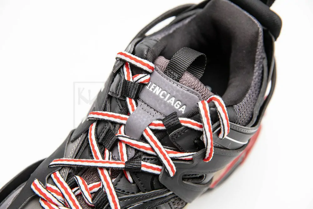 Ba*len*cia*ga sneaker tess.s.gomma maille black red 542023 w1gb6 1002