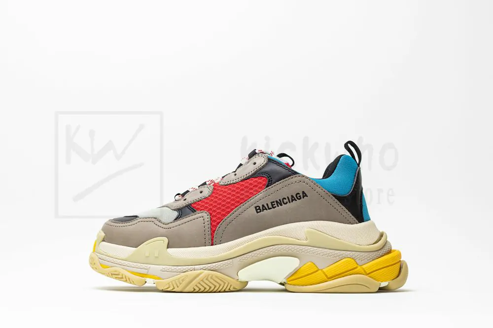 Ba*len*cia*ga triple s trainer yellow blue red "godkiller" 483513w06e34365