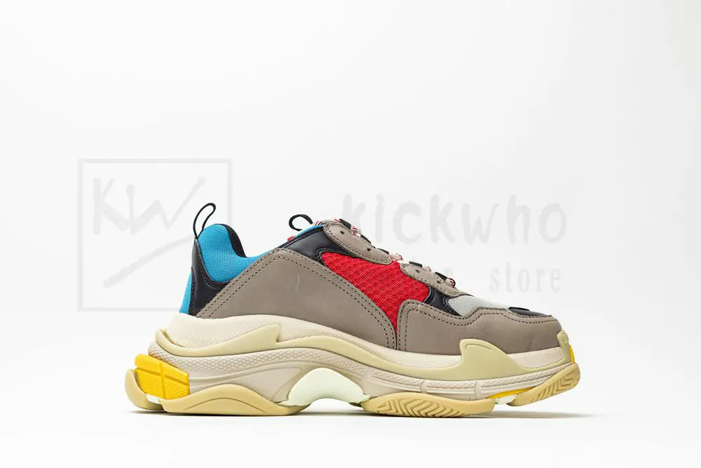 Ba*len*cia*ga triple s trainer yellow blue red "godkiller" 483513w06e34365