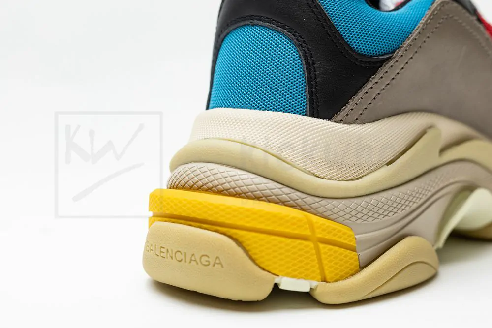Ba*len*cia*ga triple s trainer yellow blue red "godkiller" 483513w06e34365