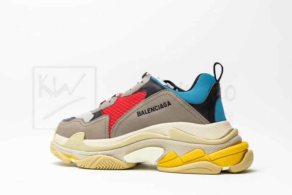 Ba*len*cia*ga triple s trainer yellow blue red "godkiller" 483513w06e34365