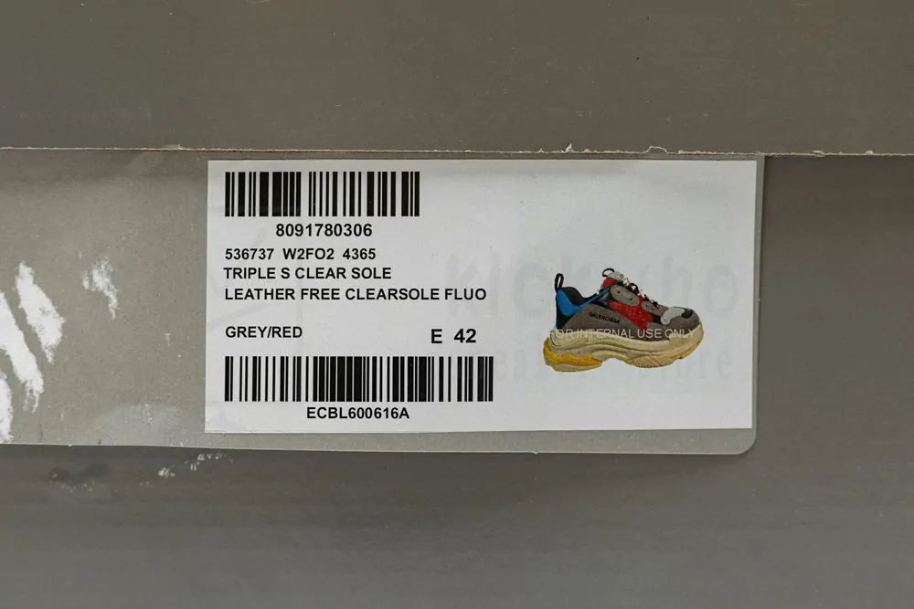 Ba*len*cia*ga triple s trainer yellow blue red "godkiller" 483513w06e34365