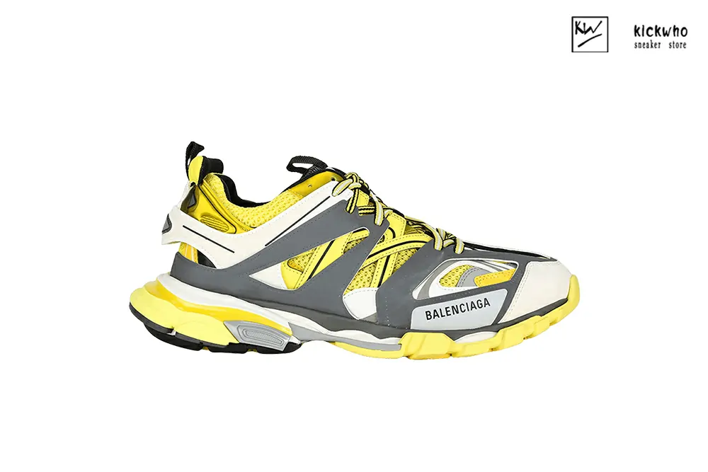 Ba*len*cia*ga sneaker tess.s.gomma maille yellow grey 542023 w1gb1 7184