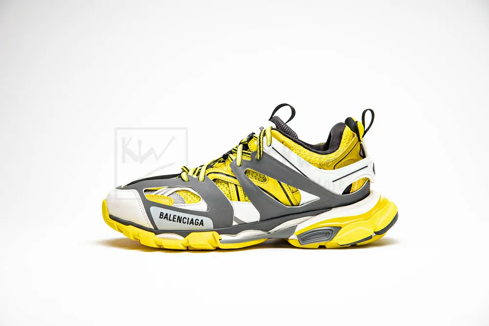 Ba*len*cia*ga sneaker tess.s.gomma maille yellow grey 542023 w1gb1 7184