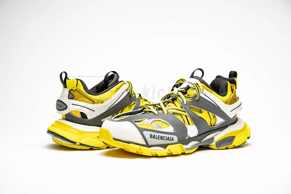 Ba*len*cia*ga sneaker tess.s.gomma maille yellow grey 542023 w1gb1 7184