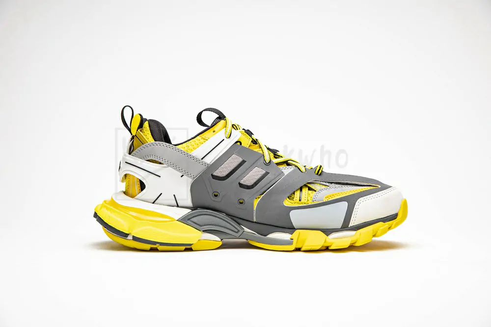 Ba*len*cia*ga sneaker tess.s.gomma maille yellow grey 542023 w1gb1 7184