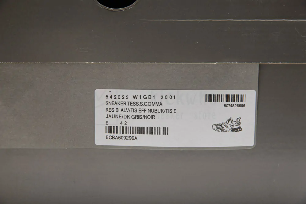 Ba*len*cia*ga sneaker tess.s.gomma maille yellow grey 542023 w1gb1 7184