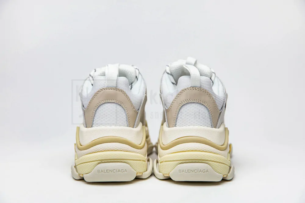 Ba*len*cia*ga triple s all white "godkiller" 512177w09e19000