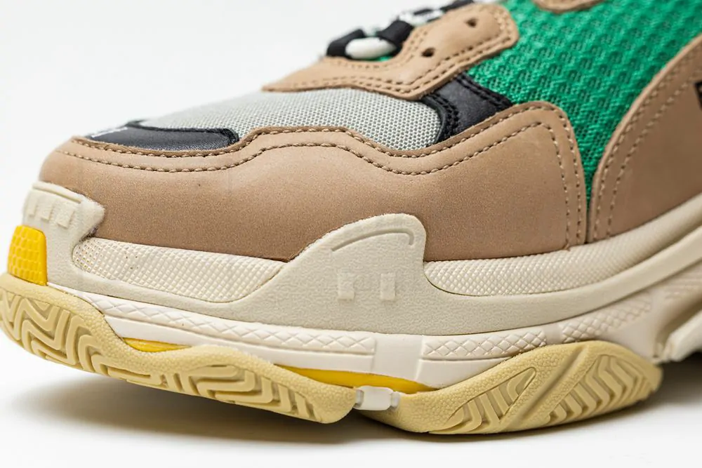 Ba*len*cia*ga triple s trainer yellow yellow green "godkiller" 516440 w09o2 7070