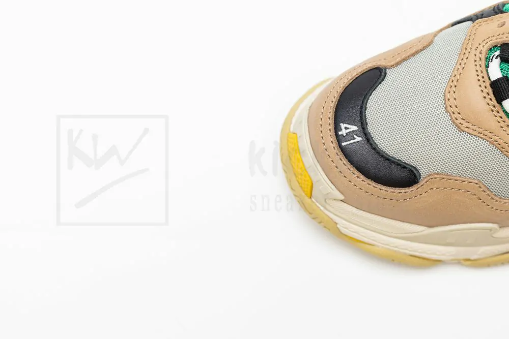 Ba*len*cia*ga triple s trainer yellow yellow green "godkiller" 516440 w09o2 7070