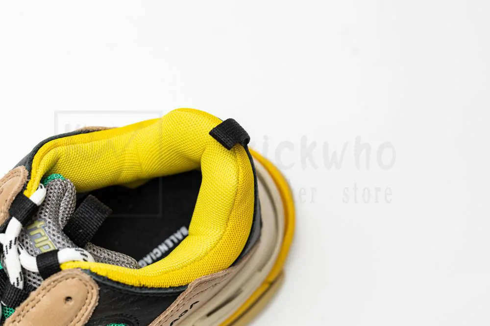 Ba*len*cia*ga triple s trainer yellow yellow green "godkiller" 516440 w09o2 7070