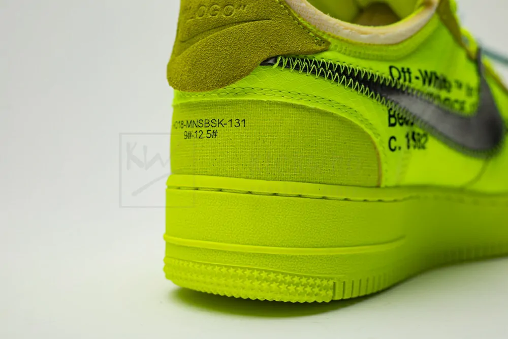 off-white x nike air force 1 volt godkiller